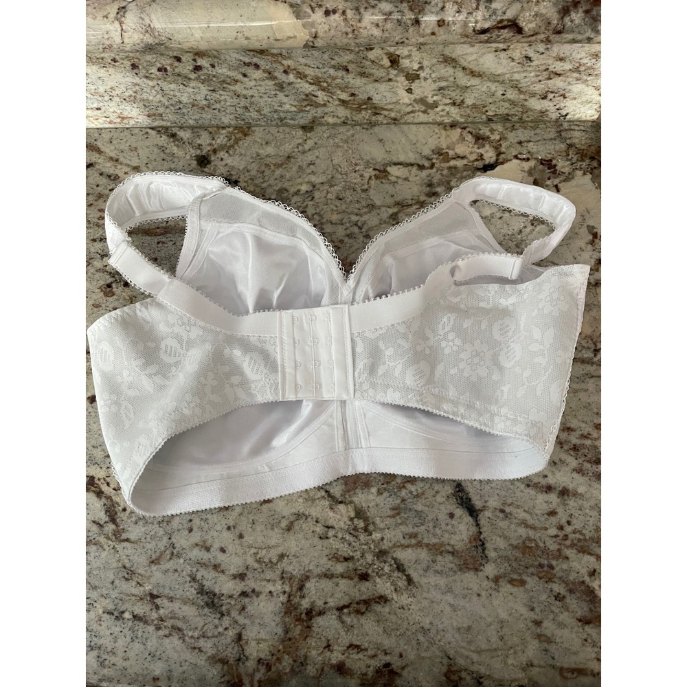Playtex  38 DDD  Comfort Strap Full-Figure Wire-Free Bra White 4693  Used - Picture 9 of 14